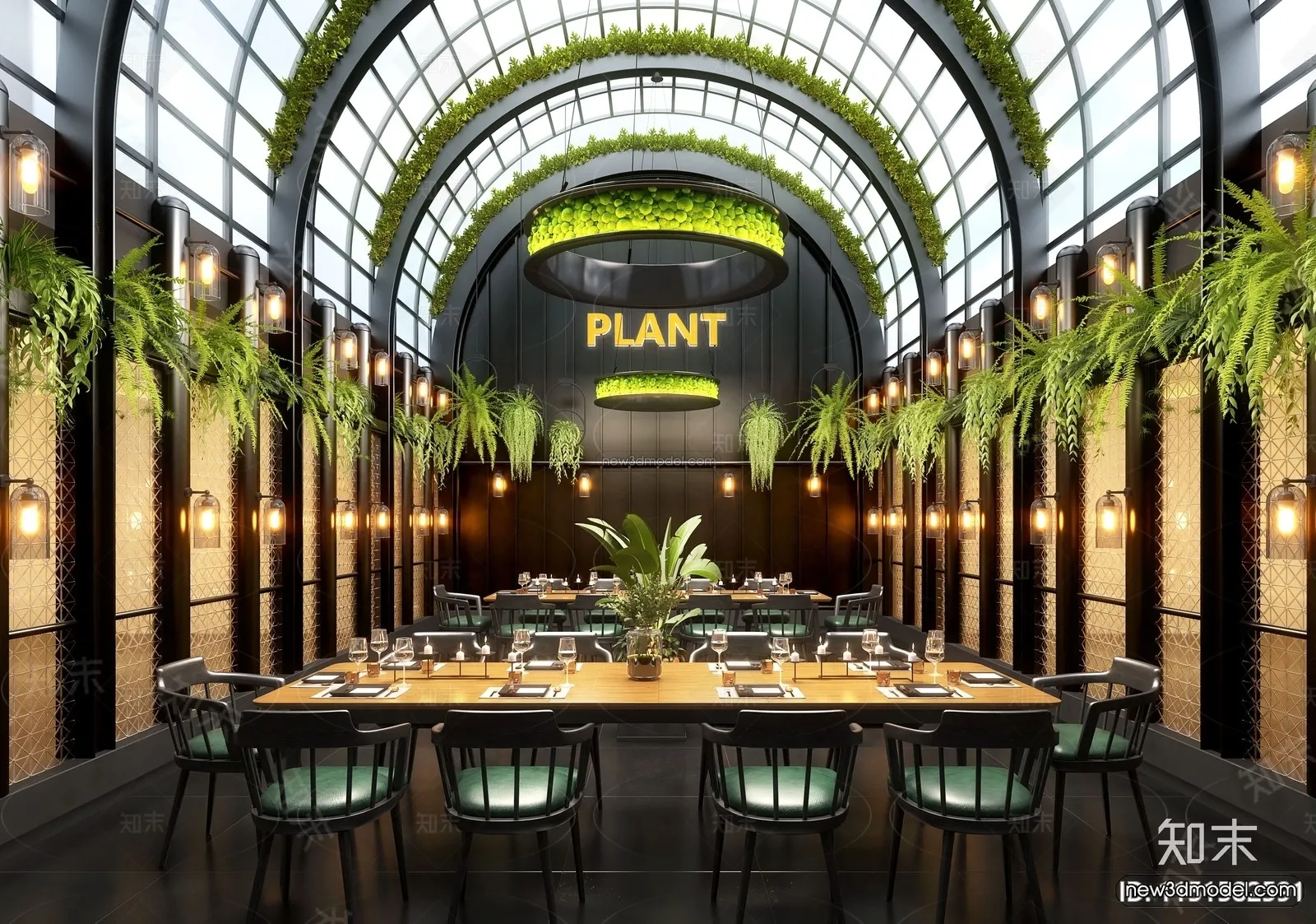 Southeast Asia Restaurant 3D Scenes – 3D Blocks – 061 – VRAY