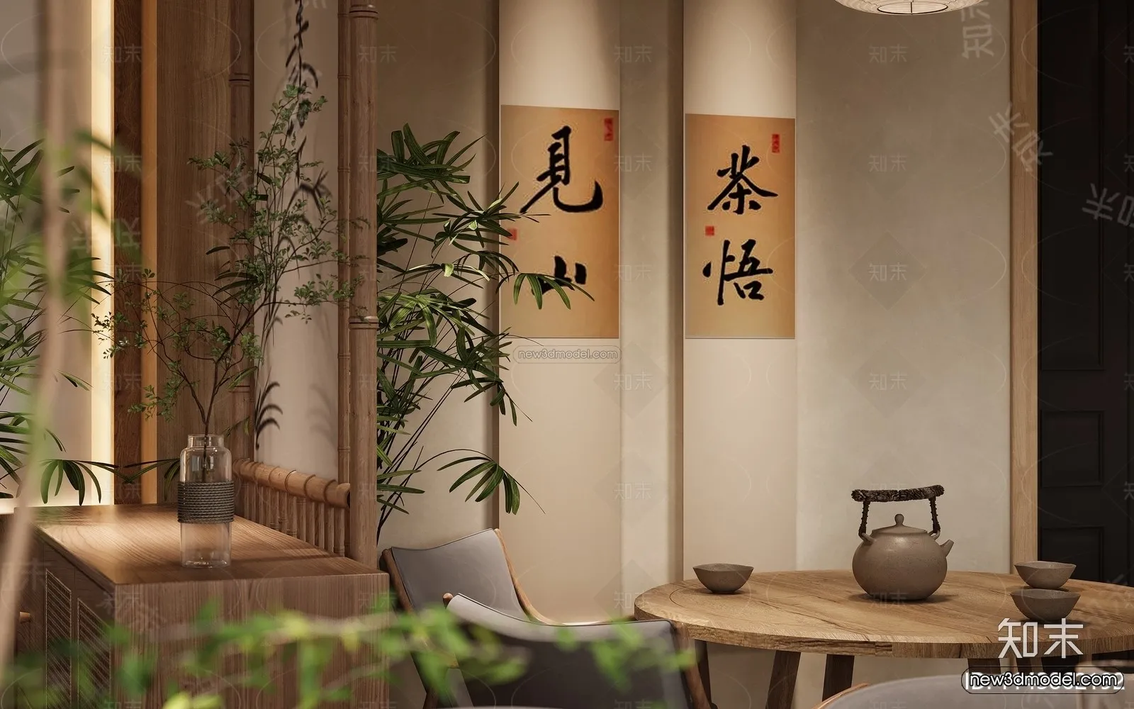 Southeast Asia Restaurant 3D Scenes – 3D Blocks – 077 – CORONA