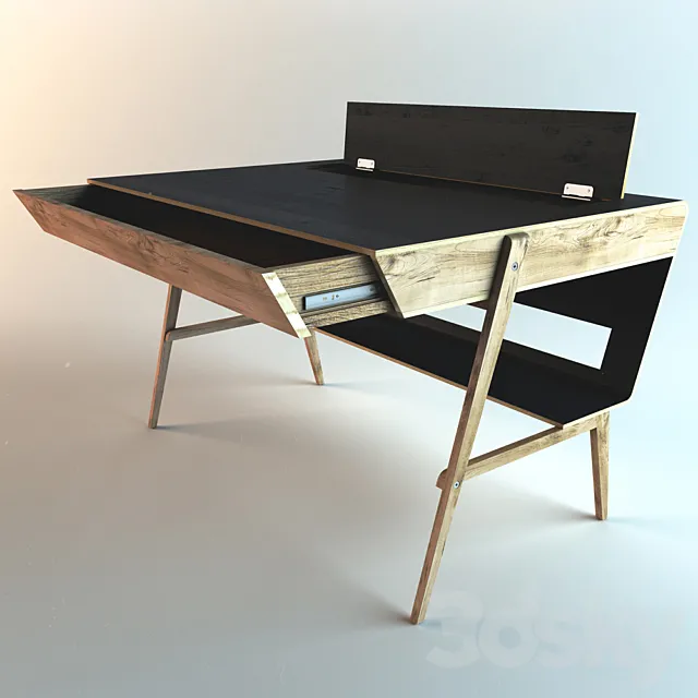 Sova Design _ Polyarc table 3D Model