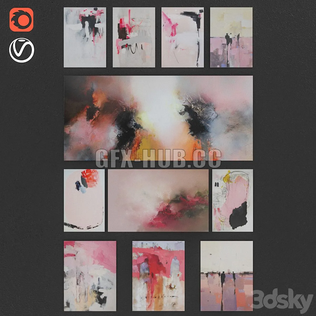 Sovremennyekartiny_5 3D Model Sovremennyekartiny_5 3D Model