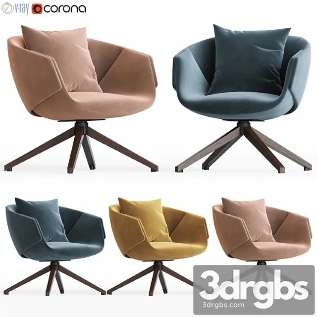 Sp01 Anita Armchair 1 3D Model Download