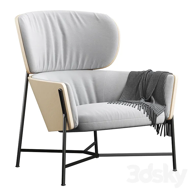 SP01 Caristo armchair 3D Model Free Download