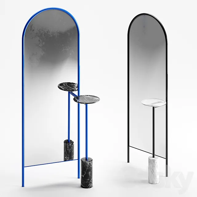 SP01 Michelle Floor Mirror 3D Model