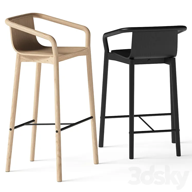 SP01 Thomas Bar Chairs 3D Model Free Download