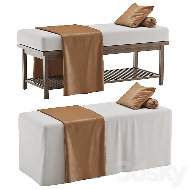 Spa bed 1 3D Model