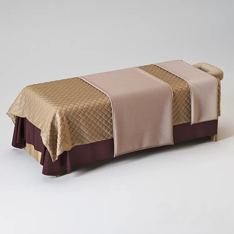 Spa bed bed 3D Model