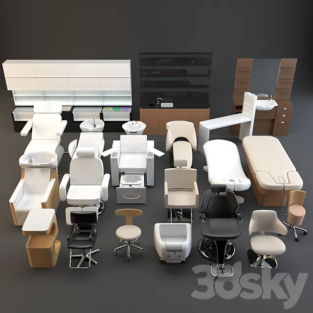 Spa set 3DModel