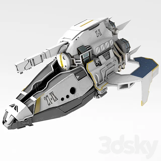 Spaceship 3D Model