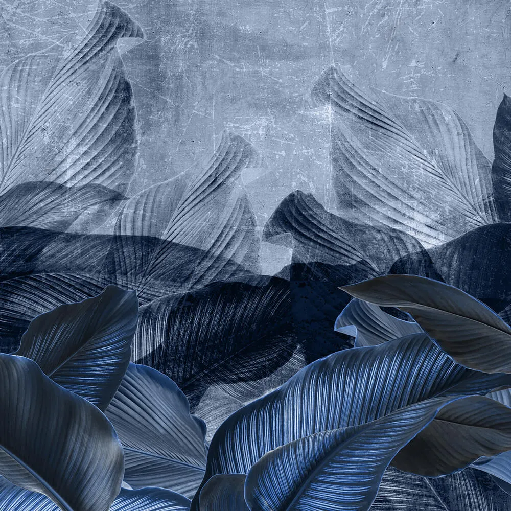 Spaghetti Wall  – Wallpaper Blue Deep WPN 401 3D Model