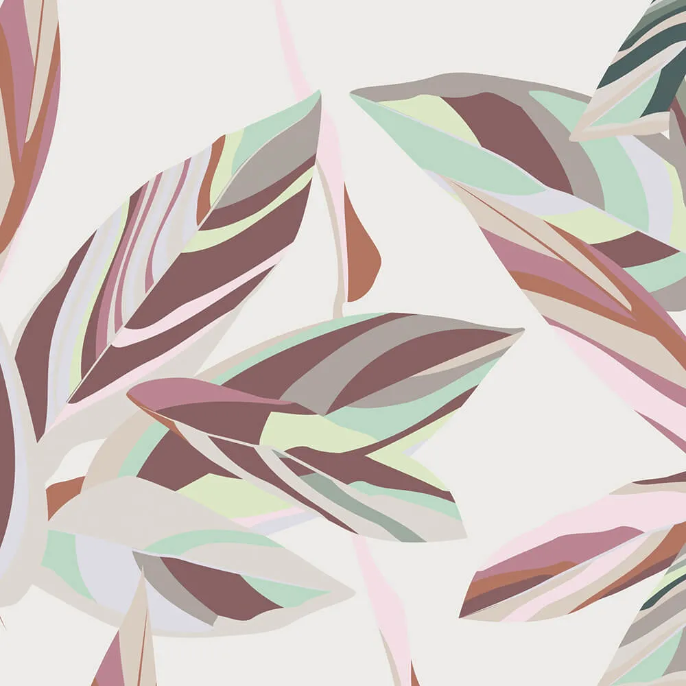 Spaghetti Wall  – Wallpaper Leaves WPN 415 3D Model