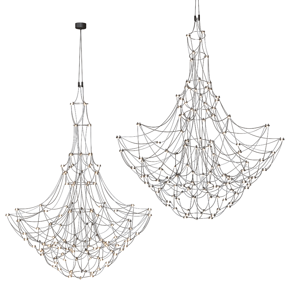 SPATIAL – Chandelier Bloom 3D Model