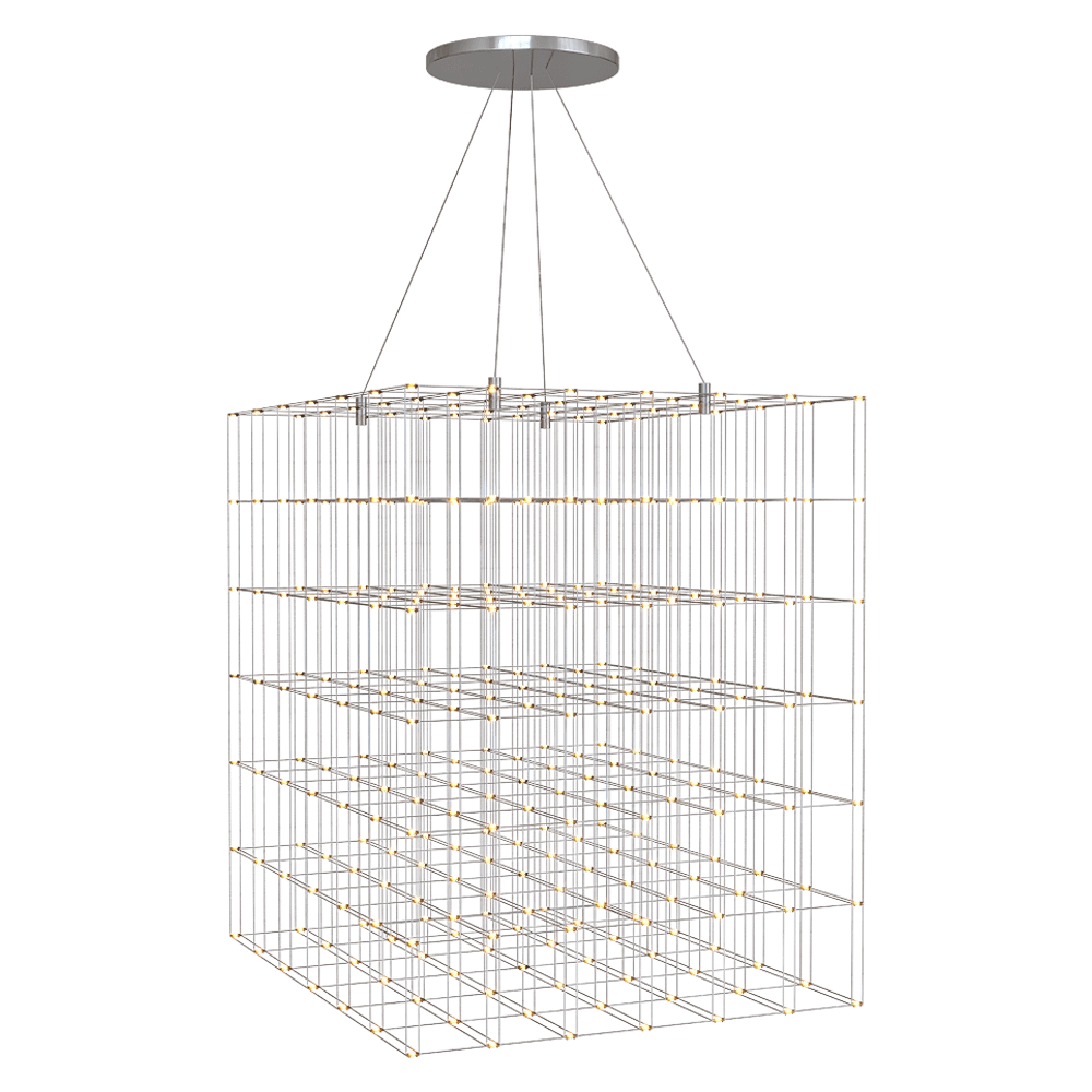 SPATIAL – Chandelier Cube 3D Model