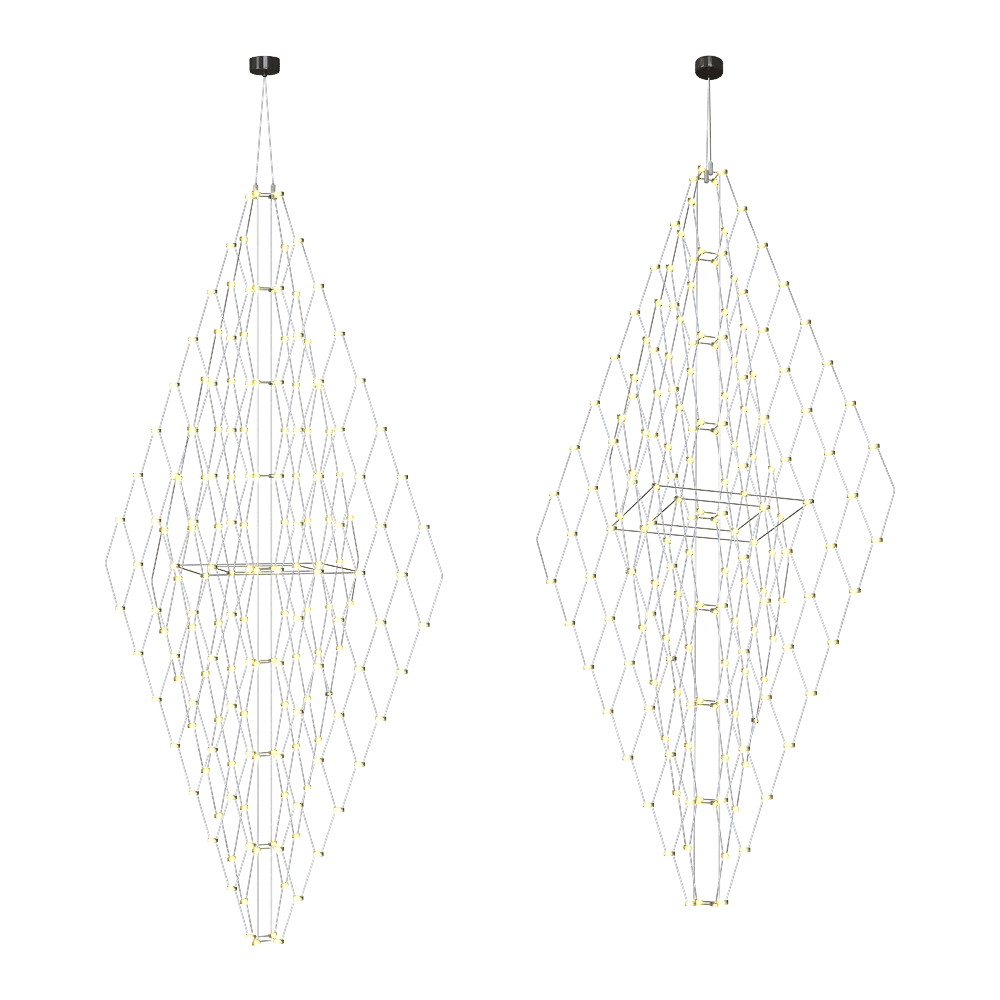 SPATIAL – Chandelier DIAMOND 3D Model