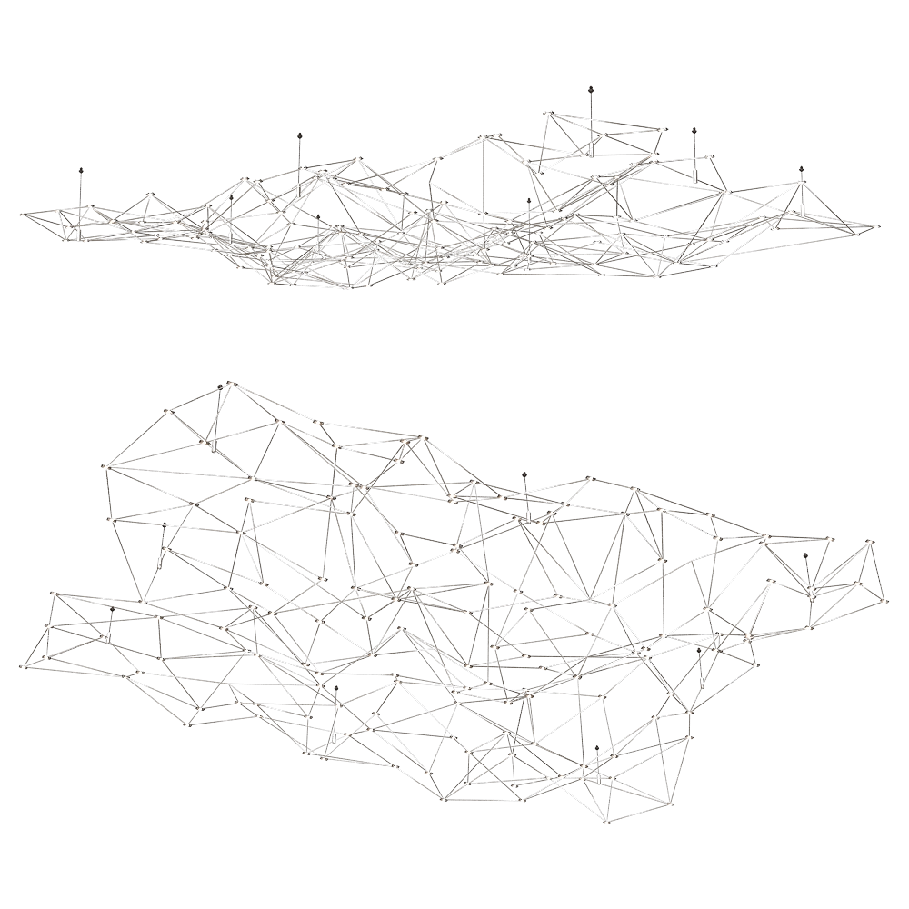 SPATIAL – Chandelier Starry Sky 3D Model