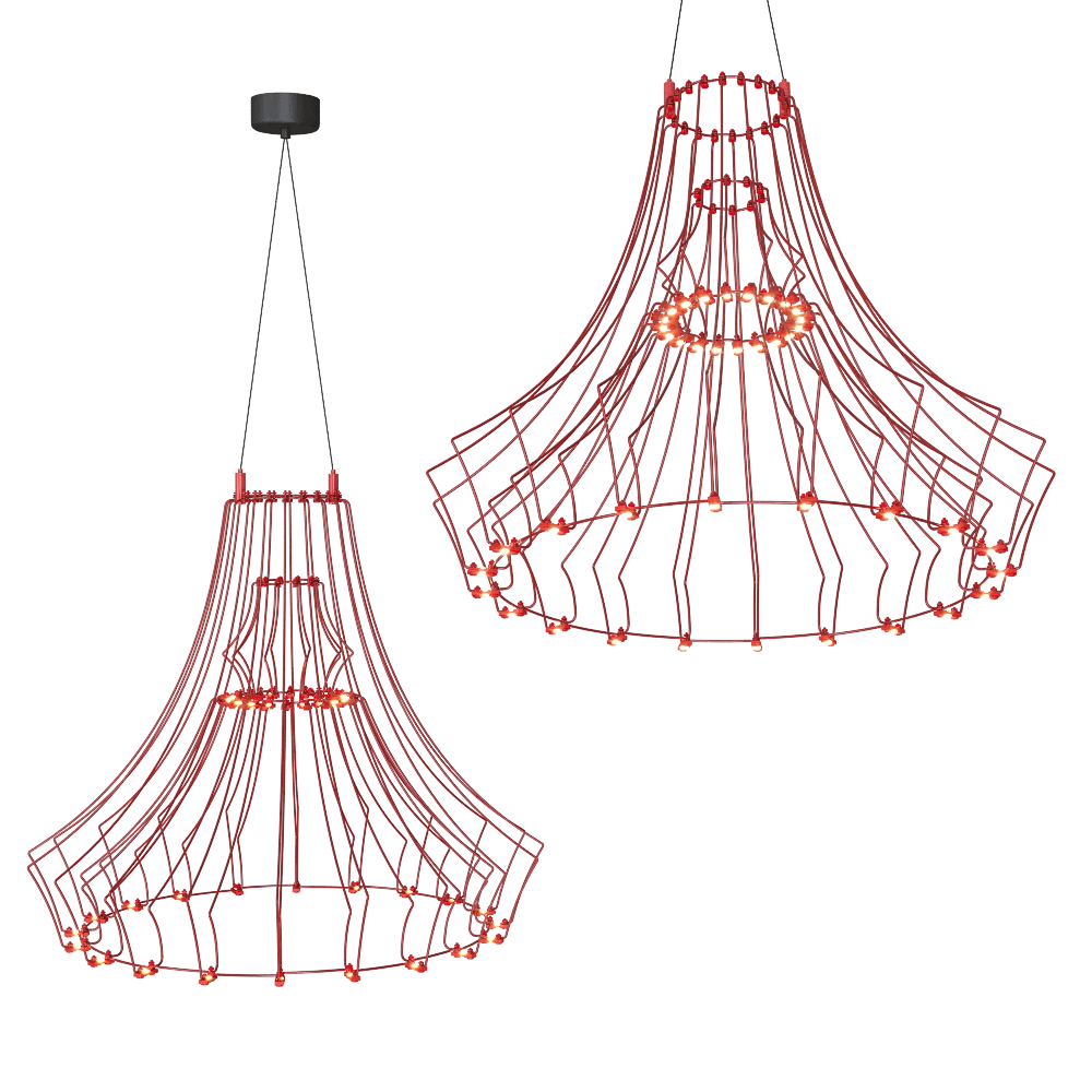 SPATIAL – Chandelier Tulip 3D Model
