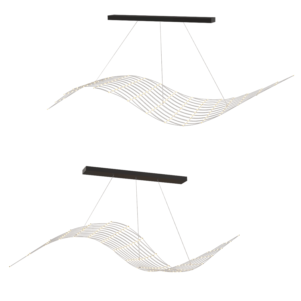 SPATIAL – Chandelier WAVE 3D Model