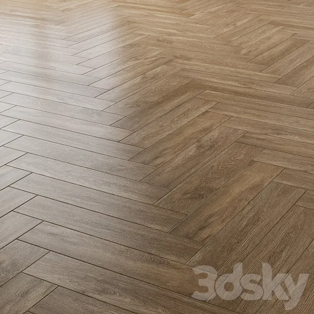 SPC laminate Alpine Floor Grand Sequoia MACADAMIA ECO 13-10 (Poly + FloorGenerator) 3D Model