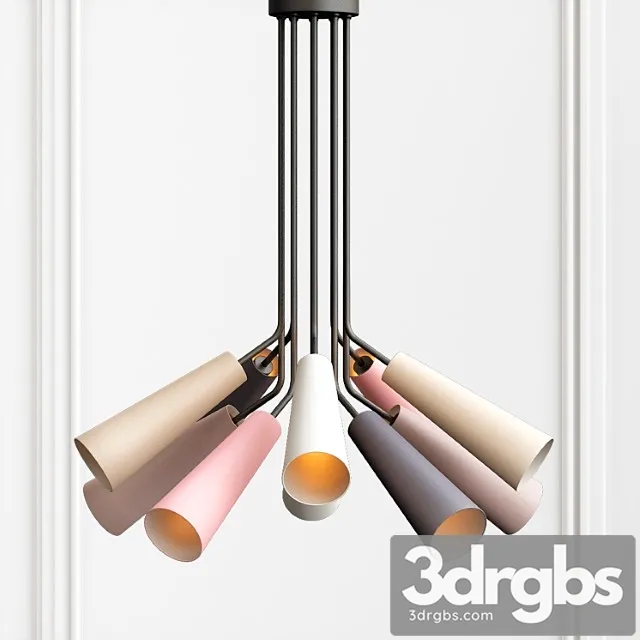 Speaker pendant lamp 3D Model Download