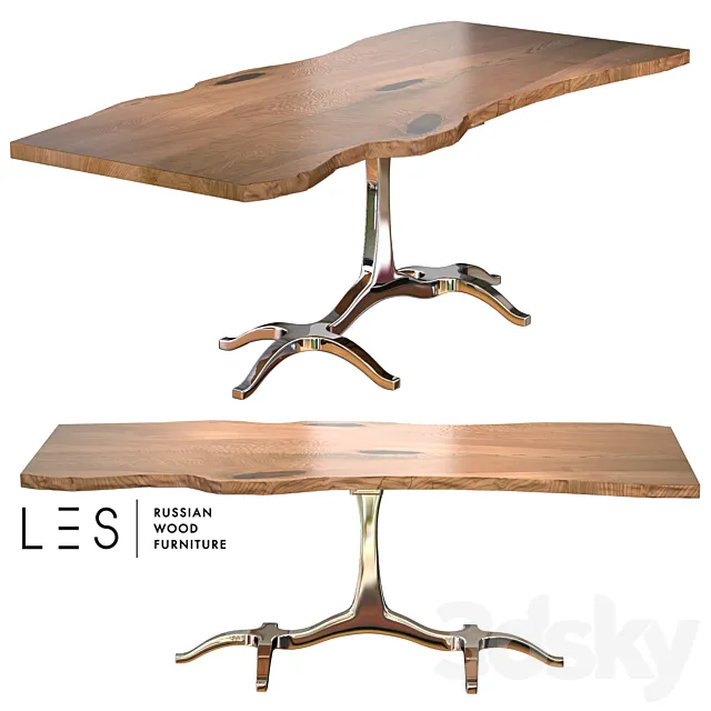 Speel Slab dining table 3DModel
