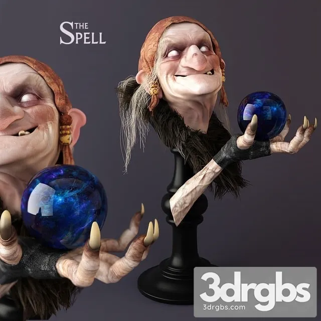 Spell Of Grandmother Yagi 3D Model Download Spell Of Grandmother Yagi 3D Model Download