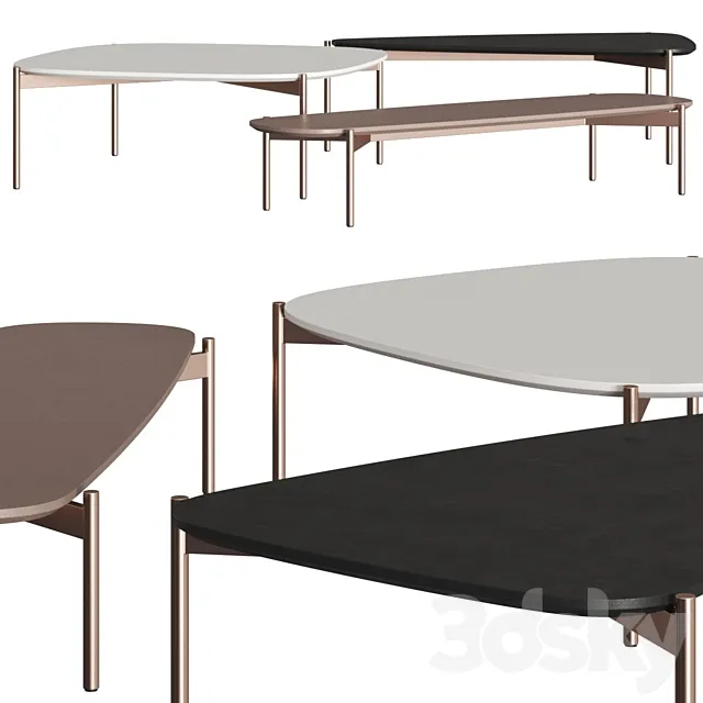 Sphaus Ptyx Coffee Tables 3DModel