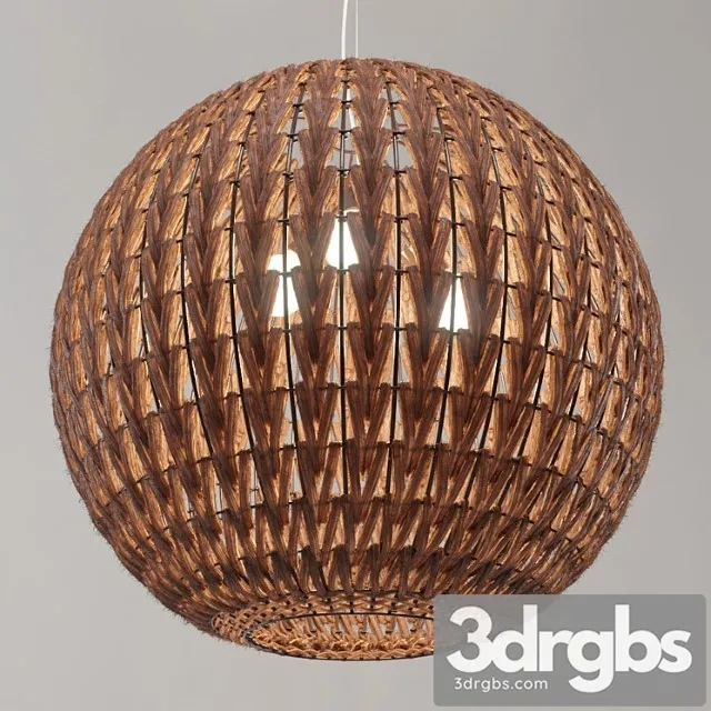 Spherical wicker chandelier (odeon light keni) Spherical wicker chandelier (odeon light keni)