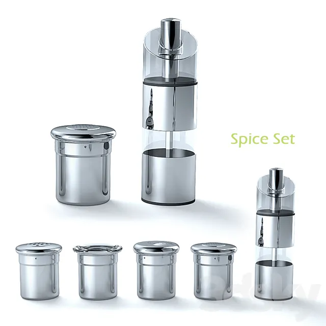 Spice Set 3D Model