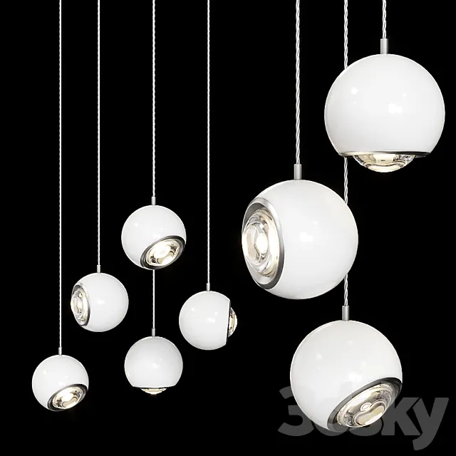 Spider by Studio Italia Design White 3D Model Spider by Studio Italia Design White 3D Model