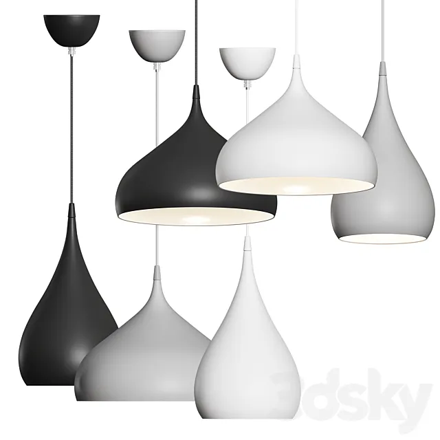 Spinning Pendant Lamp 3D Model