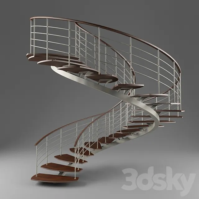Spiral staircase 3D Model