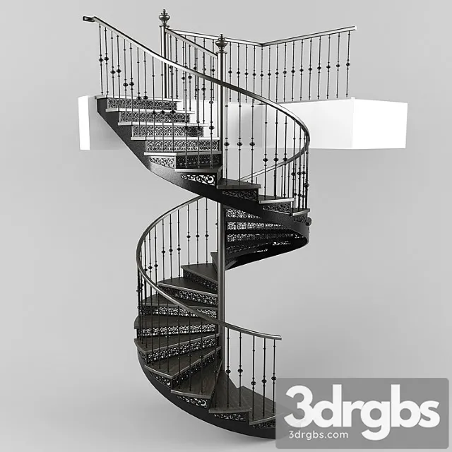 Spiral Staircase 3D Model Download