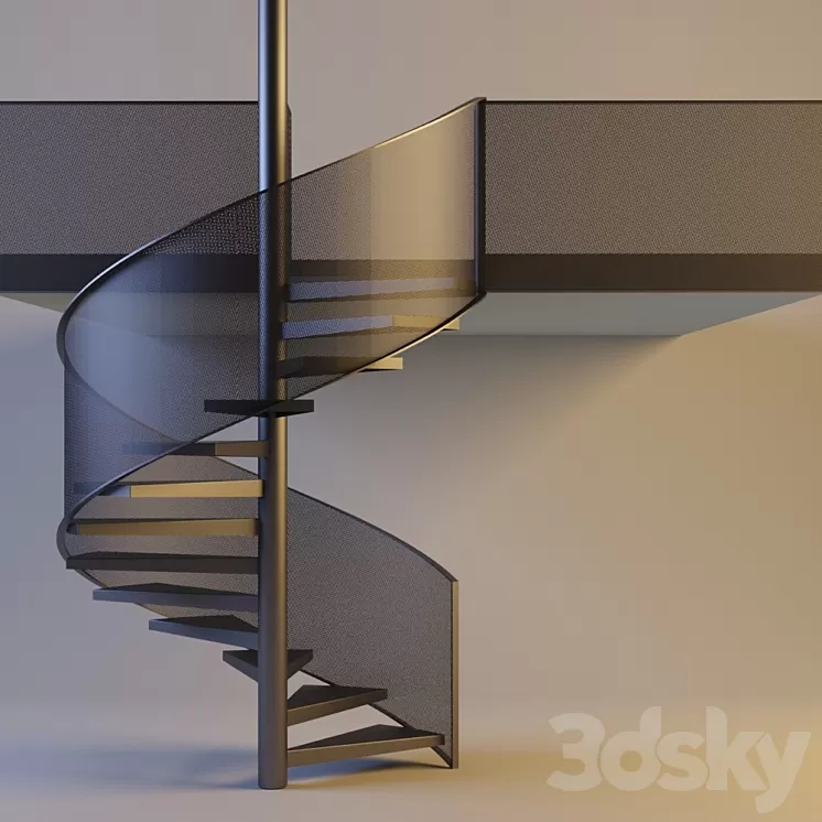 Spiral staircase 3D Model