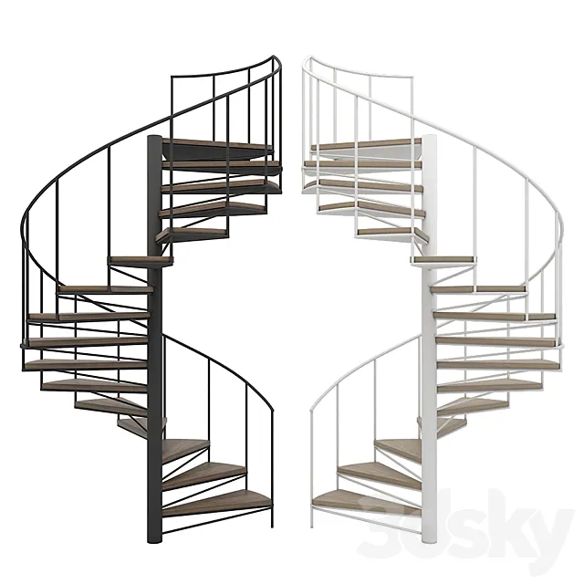 Spiral staircase 3DModel