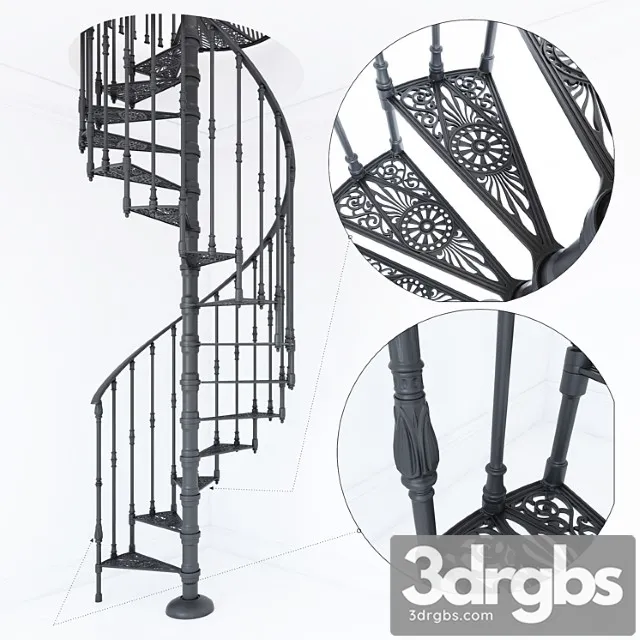 Spiral staircase modus 3D Model Download