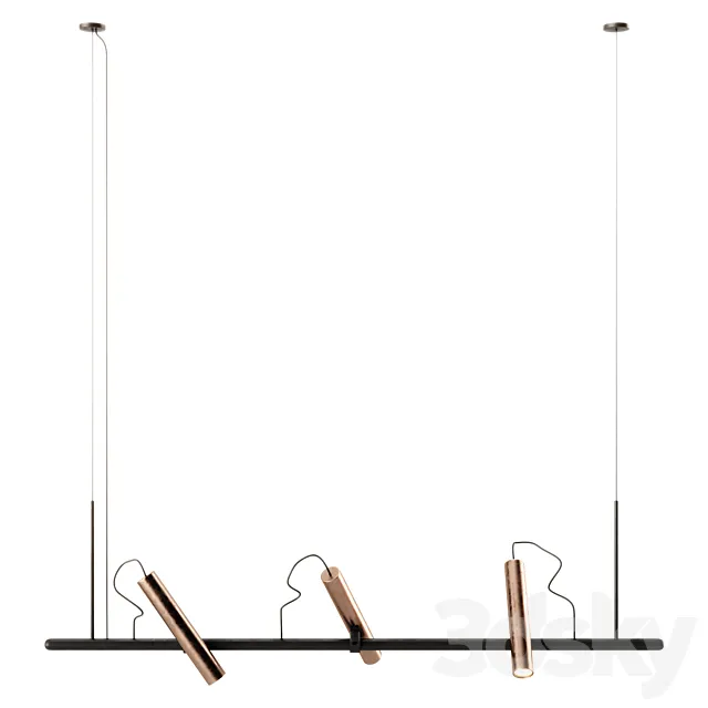 Spirit ceiling Lamp 3D Model Spirit ceiling Lamp 3D Model