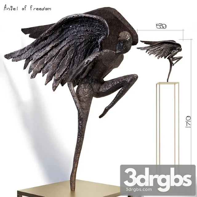 Spiritual sculpture – angel of freedom Spiritual sculpture – angel of freedom