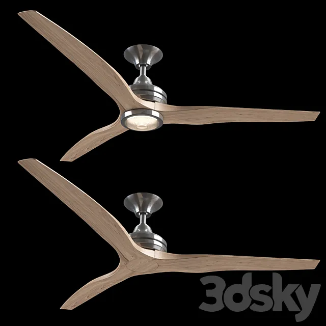 Spitfire ceiling fan by Fanimation 3D Model