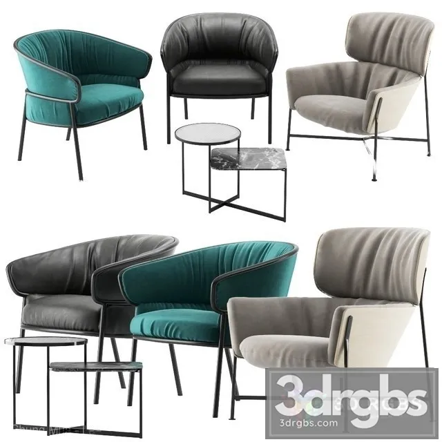 SPO1 Tim Rundle Armchar 3D Model Download