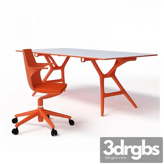 Spoon chair 2 3D Model Download