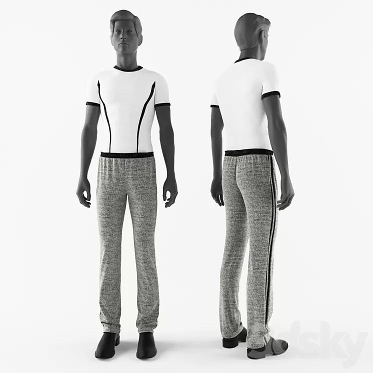 sport costum 3D Model sport costum 3D Model