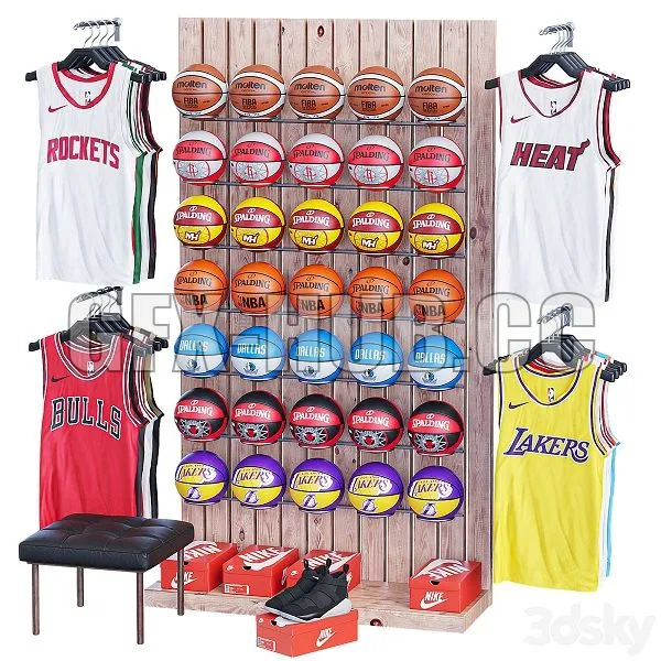 Sport Shop 04 3D Model