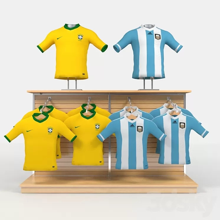 sport – shop brasil – argentina 3D Model