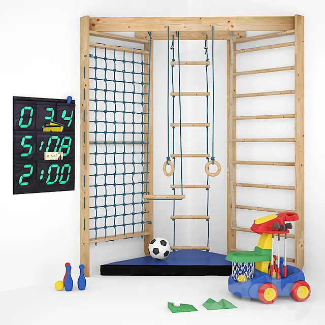 Sports Complex for Children 01 3DModel Sports Complex for Children 01 3DModel