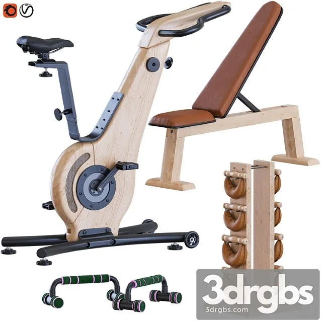 Sports Equipment 02 3D Model Download