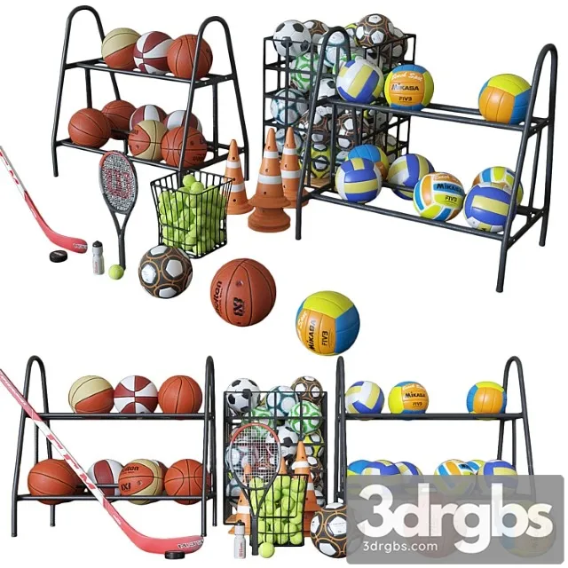 Sports Equipment 3D Model Download