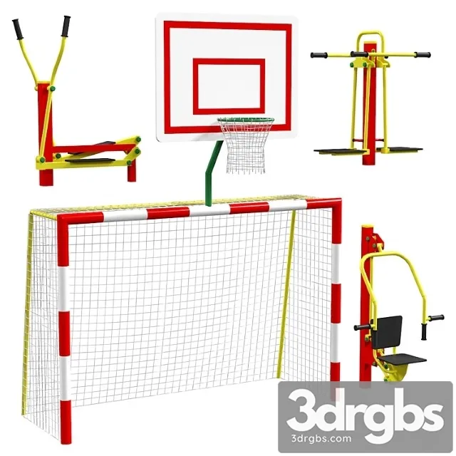 Sports ground 1 3D Model Download