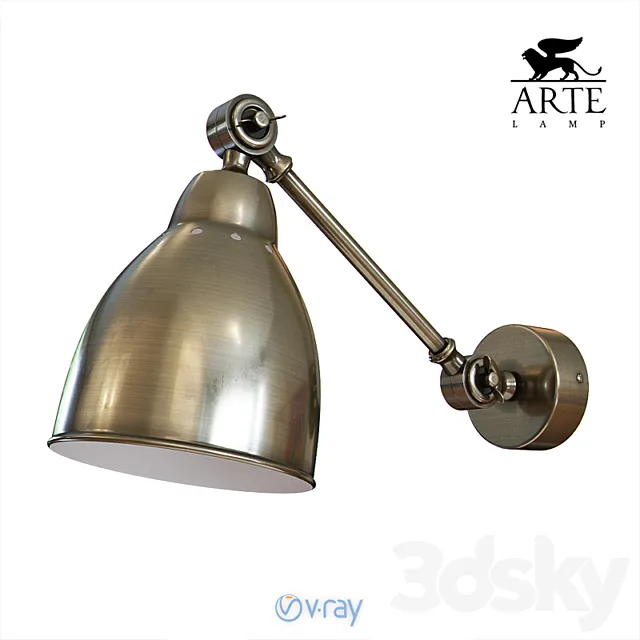 Spot Arte Lamp 43 A2054AP-1AB 3D Model
