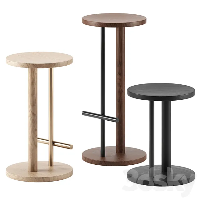SPOT | Bar Stools by Herman Miller 3DModel SPOT | Bar Stools by Herman Miller 3DModel