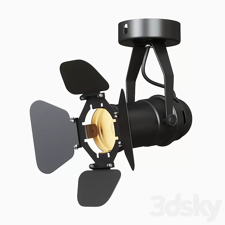 Spot THORNTON (Lussole Loft) 3D Model Spot THORNTON (Lussole Loft) 3D Model