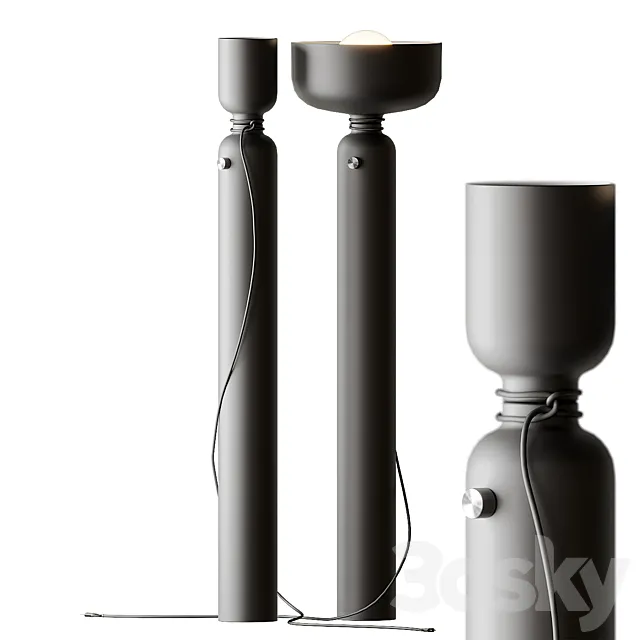 SPOTLIGHT VOLUMES Floor lamp from ANDlight 3D Model SPOTLIGHT VOLUMES Floor lamp from ANDlight 3D Model